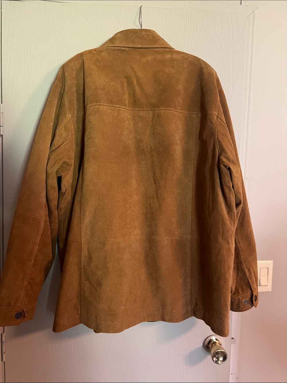 Boston Harbour Outdoor Wear Men's Suede Cognac Jacket Size XL - Picture 6 of 10